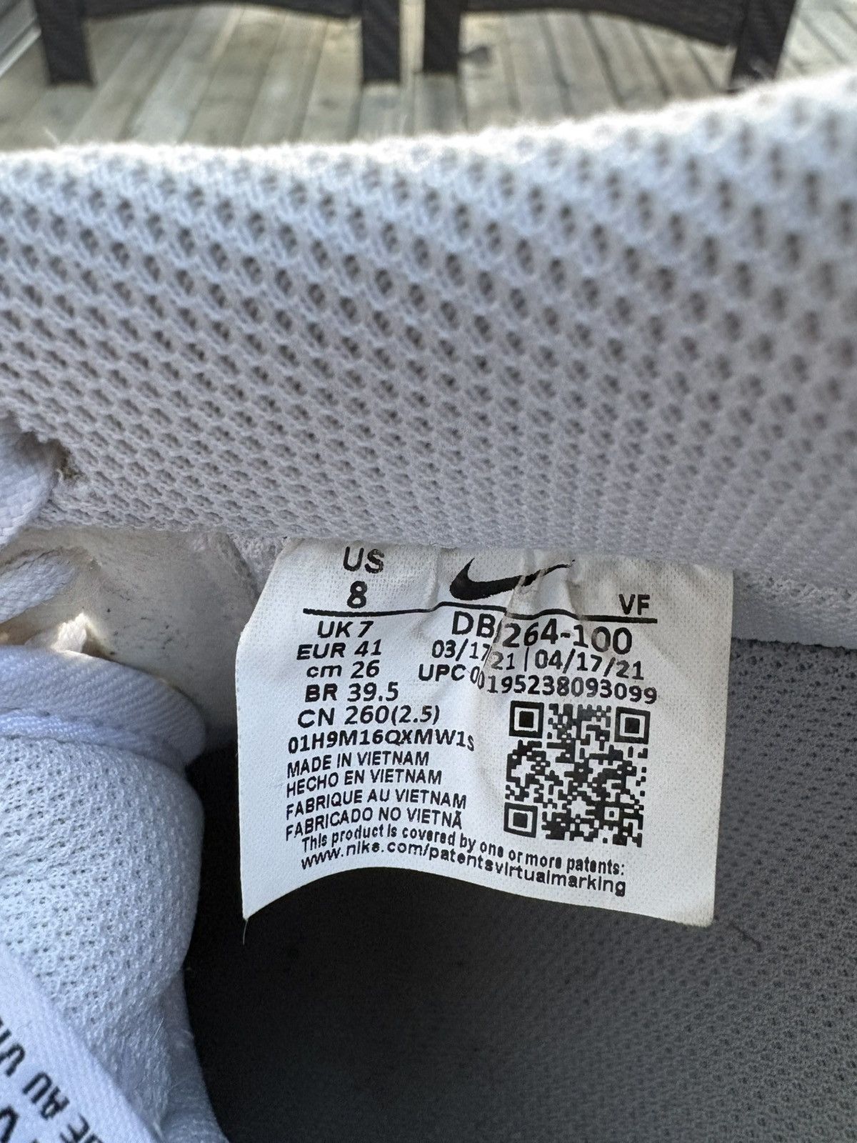 Nike Vintage Nike Air Force 1 '07 LV8 EMB Size US 8 / EU 41 - 6 Thumbnail