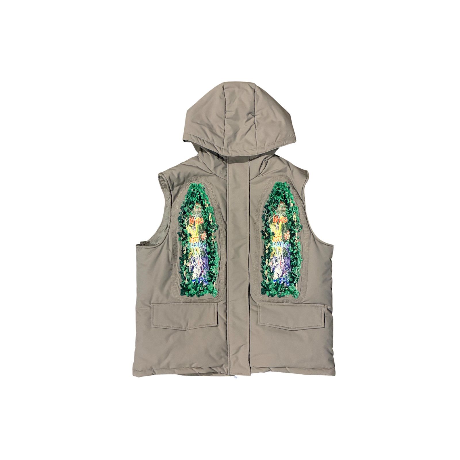 Who Decides War WDW Garden Glass Beige Vest Size US S / EU 44-46 / 1 - 1 Thumbnail