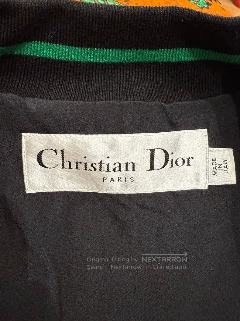 Dior Dior Little Dinosaur Printed Baseball Uniform jacket Size XXS / US 00 / IT 34 - 5 Thumbnail