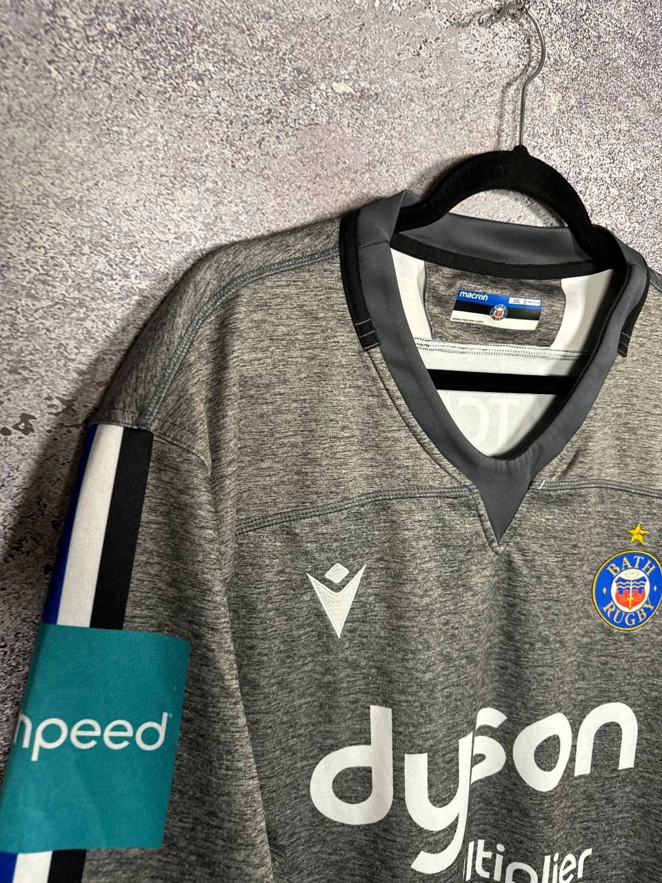 Macron Bath Rugby Union Away Shirt 2022/23 Macron 5XL Size Size US XXL / EU 58 / 5 - 7 Thumbnail