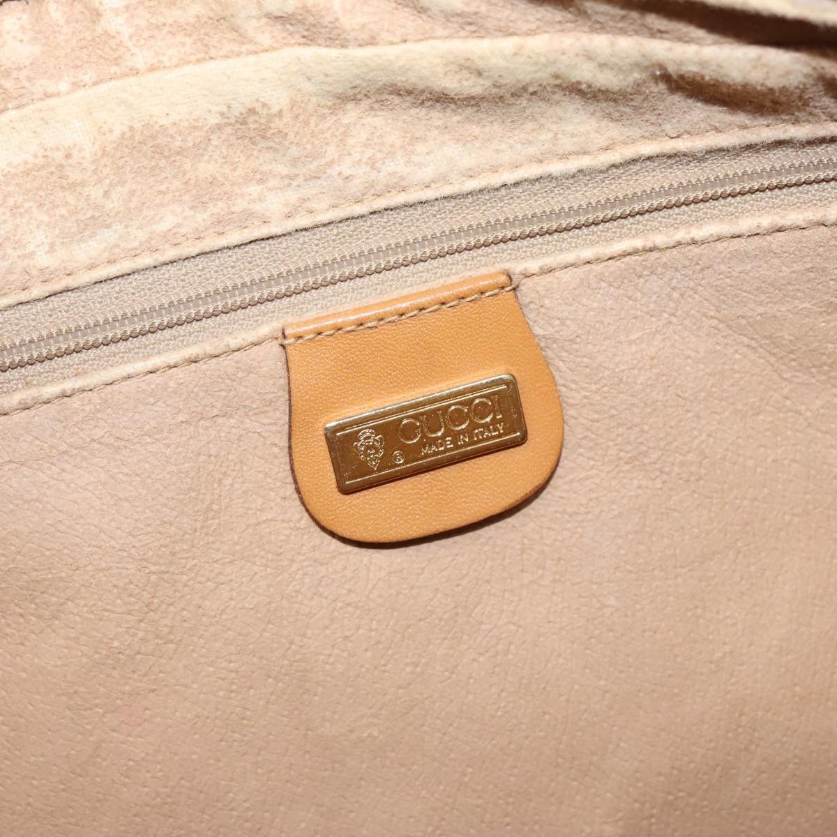 Gucci GUCCI Micro GG Supreme Hand Bag Pvc Leather Beige Gold Size ONE SIZE - 16 Thumbnail