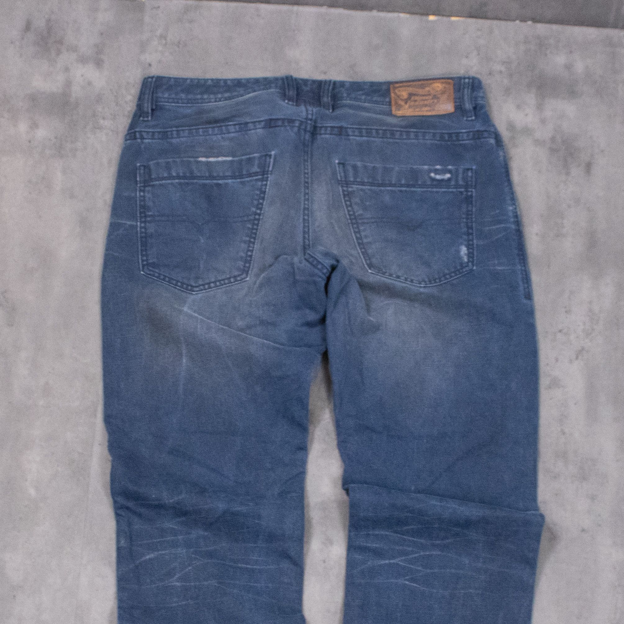 Diesel Vintage Y2K Diesel Brandoom Bootcut Blue Denim Jeans Size US 34 / EU 50 - 13 Thumbnail