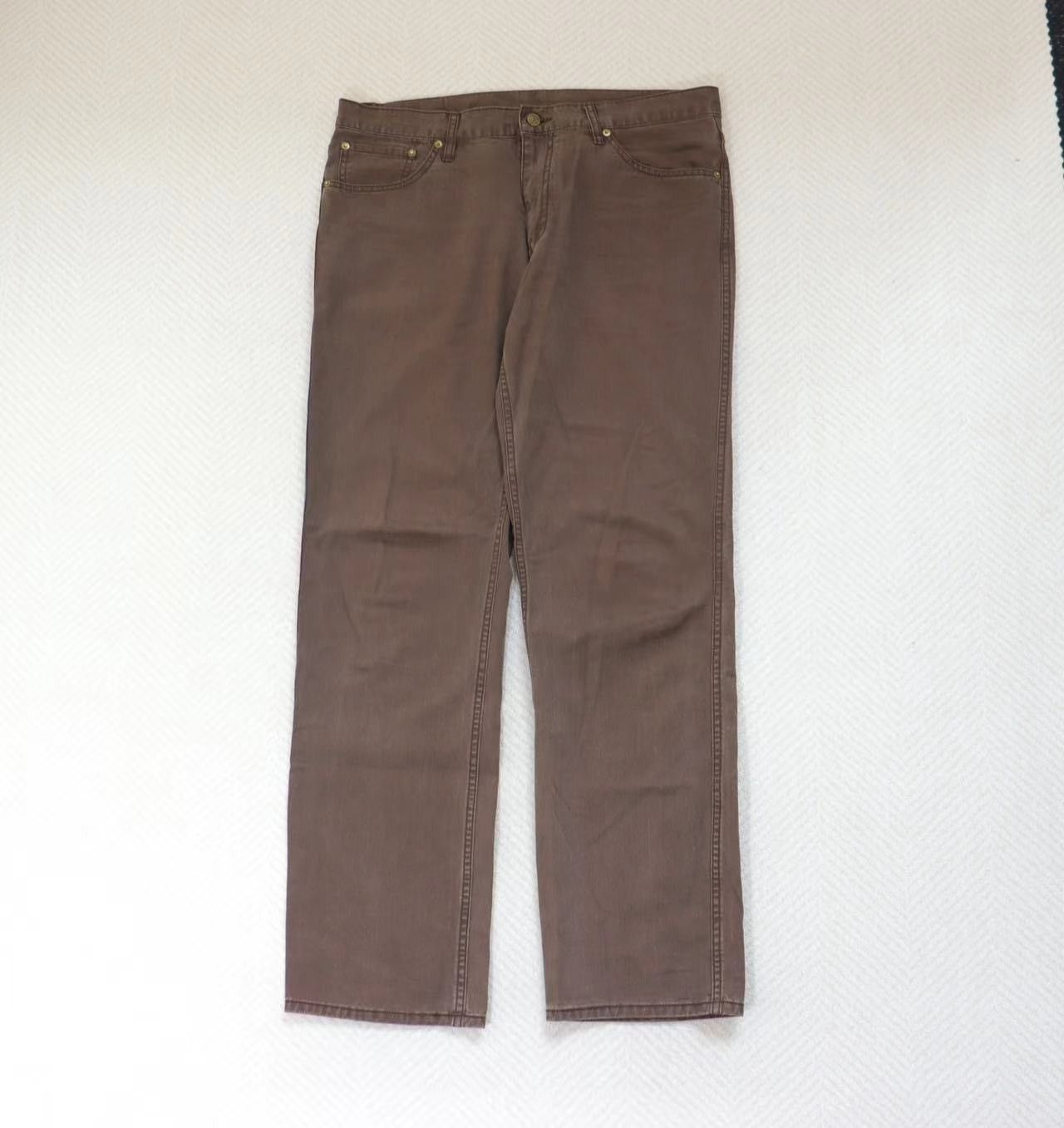 image of Visvim Fluxus 03 Chino Dmgd in Brown, Men's (Size 36)