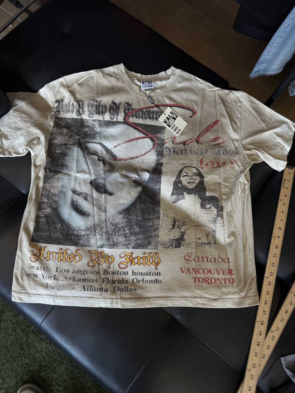 Vale Vale Valley Cream Tee Shirt Size XXL (NEW) Size US XXL / EU 58 / 5 - 1 Thumbnail