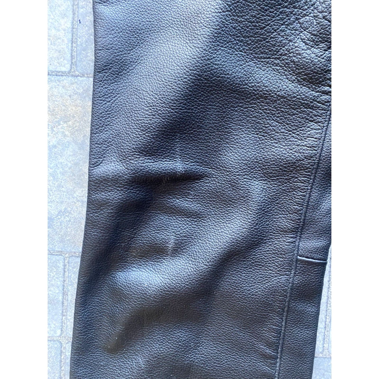 Vintage First Classics Leather Pants Women Black Size 10 Size 32" / US 10 / IT 46 - 4 Thumbnail