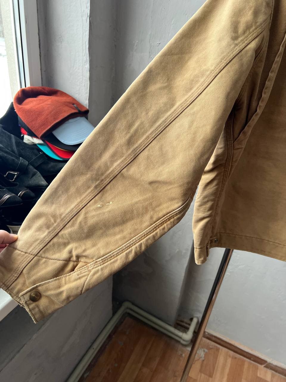 Carhartt 90’S CARHARTT TRASHED DETROID AMERICAN ICONIC JACKET COAT 42 Size US M / EU 48-50 / 2 - 15 Thumbnail