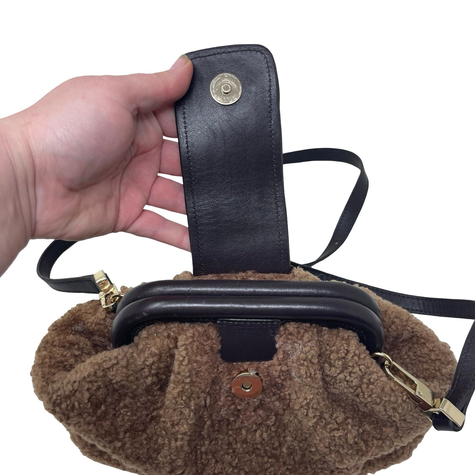 Other Nahall MINI TEDDY SHEEPSKIN in Chocolate Brown Size ONE SIZE - 6 Thumbnail