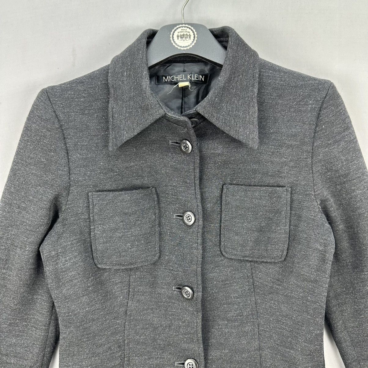 Michel Klein Vintage 80's Michel Klein Archive Wool Jacket for Ladies Size XXS / US 00 / IT 34 - 7 Thumbnail