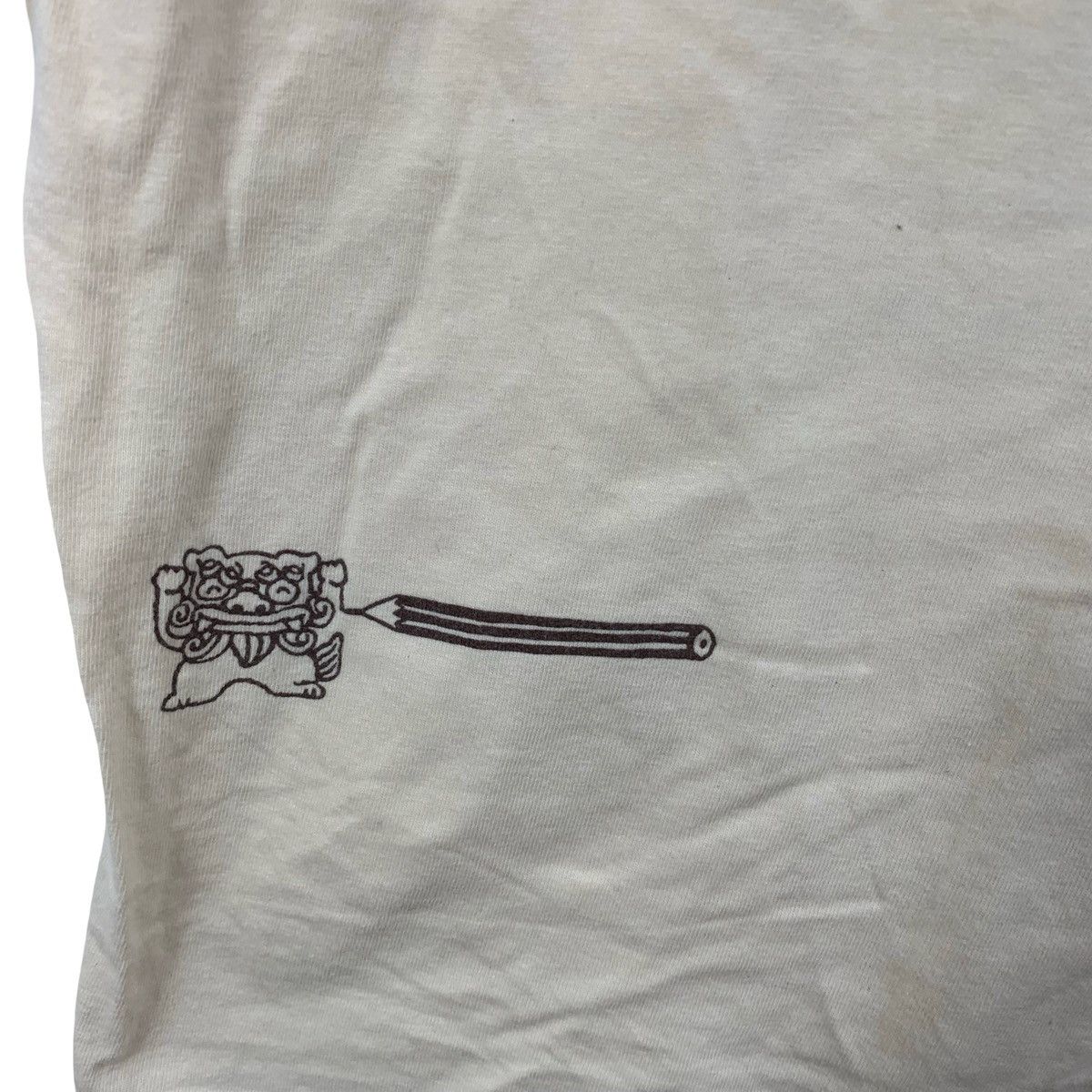 Vintage Vintage HABU BOX JAPAN Souvenir Crayon Illustration Tee Size 3XL / US 20-22 - 9 Thumbnail