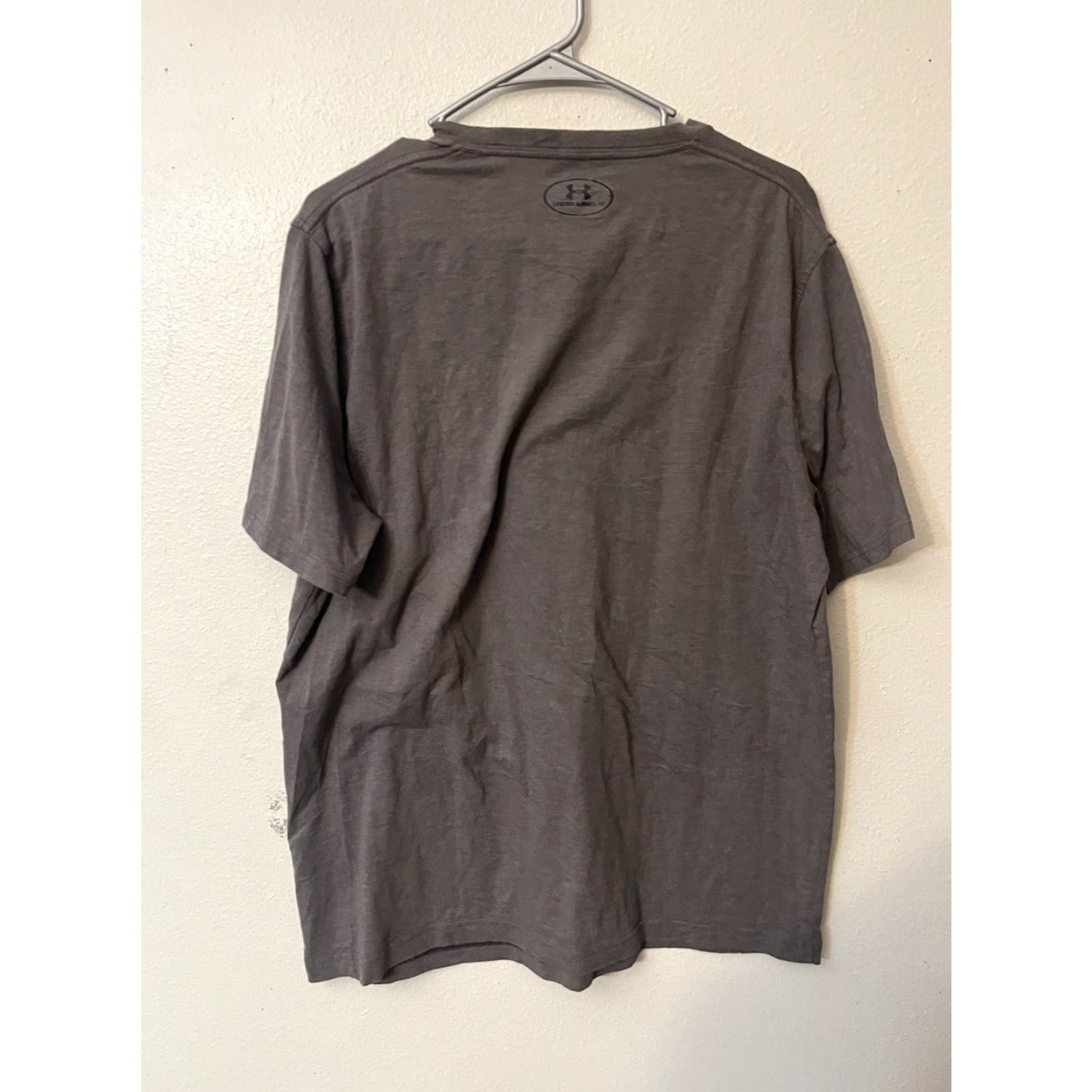 Under Armour Under Armour T-Shirt Men’s L Short Sleeve Heatgear Gray Crew Neck Graphic Logo Shirt Size US L / EU 52-54 / 3 - 2 Thumbnail