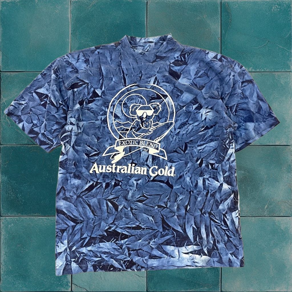 Vintage Smokin' Joe's Crater Dyed Volcano Crazy Shirts 90's T