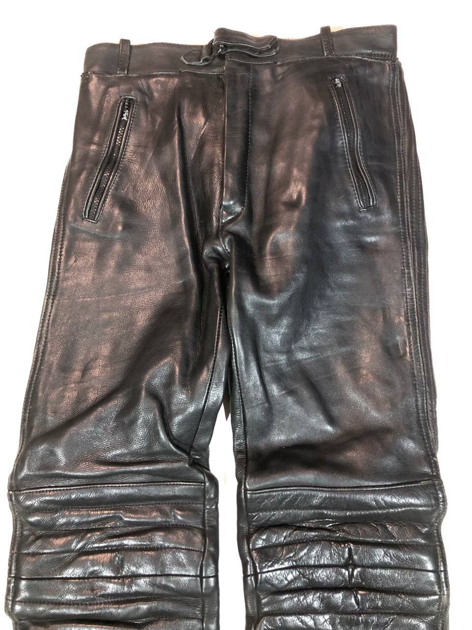 Leather Racing Moto Biker Leather Pants Vintage Size US 30 / EU 46 - 2 Thumbnail