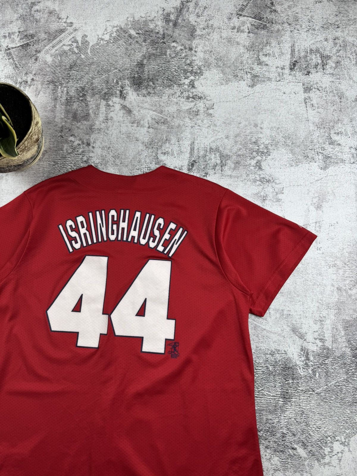 Majestic CARDINALS Isringhausen 44 USA Baseball Jersey USA T Shirt Size US L / EU 52-54 / 3 - 7 Thumbnail