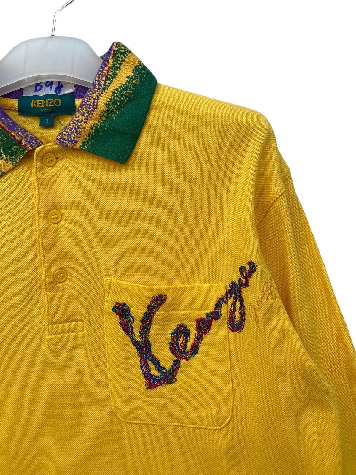 Kenzo Vintage Kenzo Golf Spellout Polo Shirt Size US M / EU 48-50 / 2 - 2 Thumbnail
