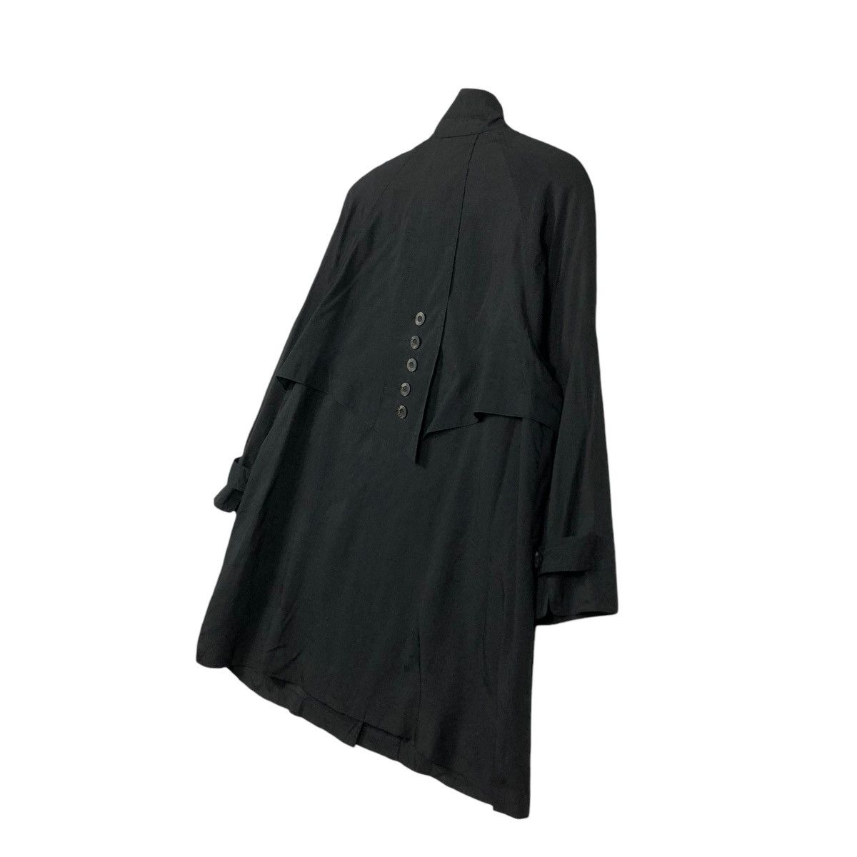 Japanese Brand 🔥VINTAGE LONG JACKET RICH BLACK LEAME ISSEY MIYAKE Size US M / EU 48-50 / 2 - 12 Thumbnail