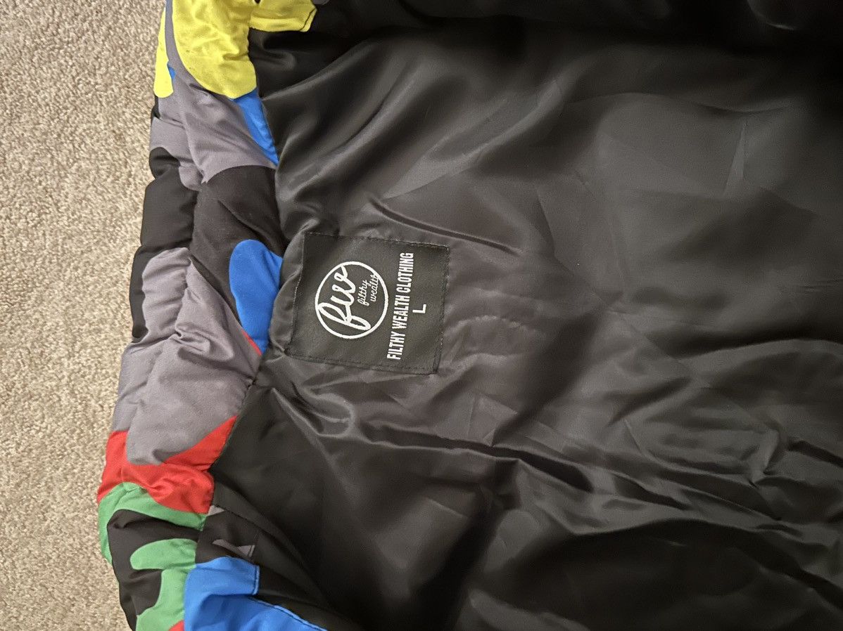 Other Filthy Wealth Brand Multi Camo Puff Jacket Size US L / EU 52-54 / 3 - 5 Thumbnail