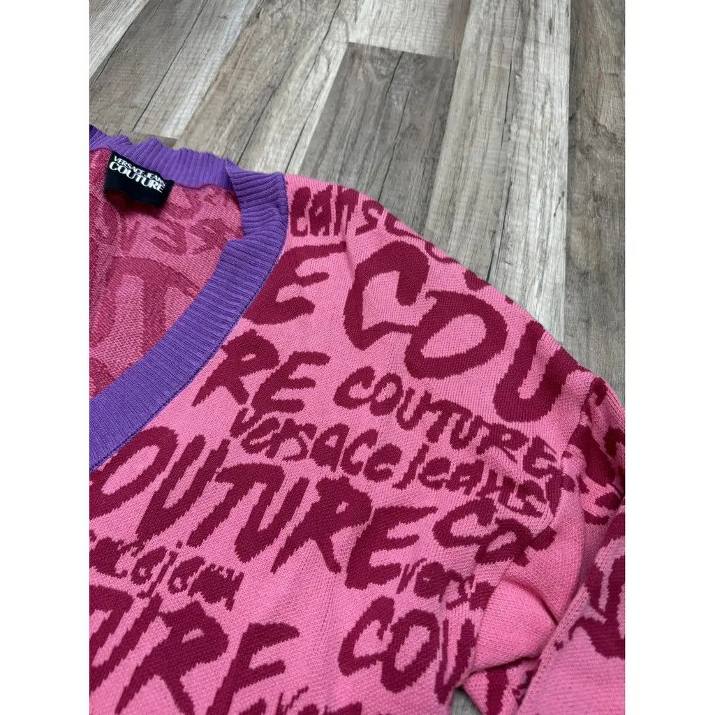 Versace Jeans Couture Versace monogram jumper Size: XS, oversize Size XS / US 0-2 / IT 36-38 - 3 Thumbnail