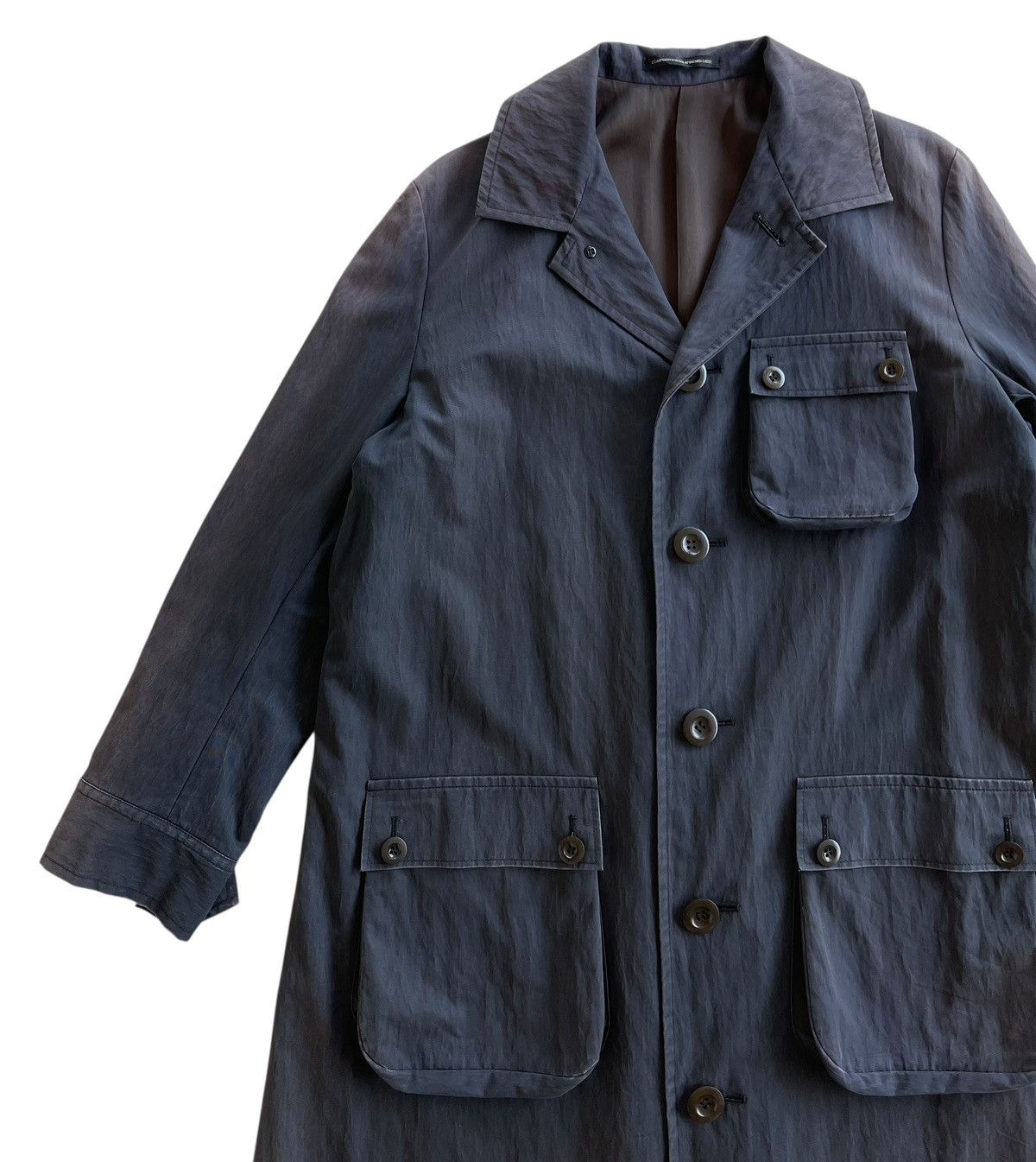 Yohji Yamamoto 1995 S/S Yohji Yamamoto Avantgarde Trench Coat Size US M / EU 48-50 / 2 - 3 Thumbnail