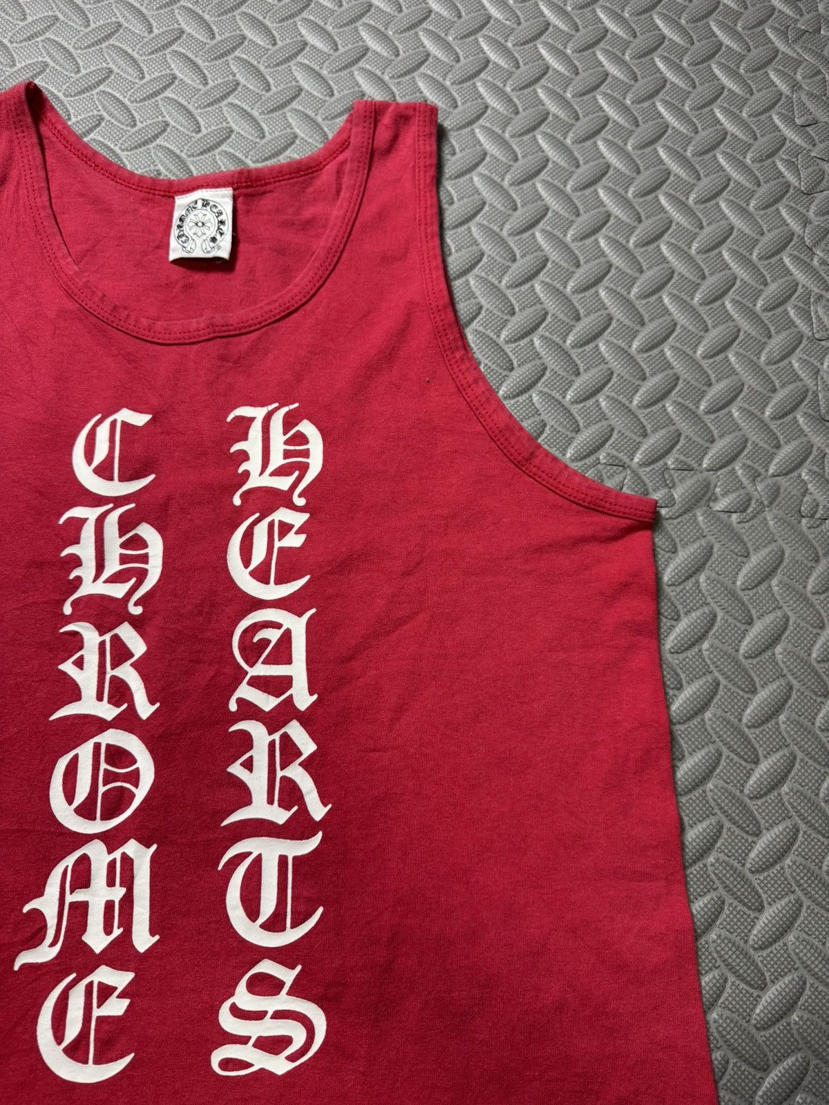 Chrome Hearts 💥 RARE! 90s VERTICAL SCRIPT CHROME TANK Size US S / EU 44-46 / 1 - 5 Thumbnail
