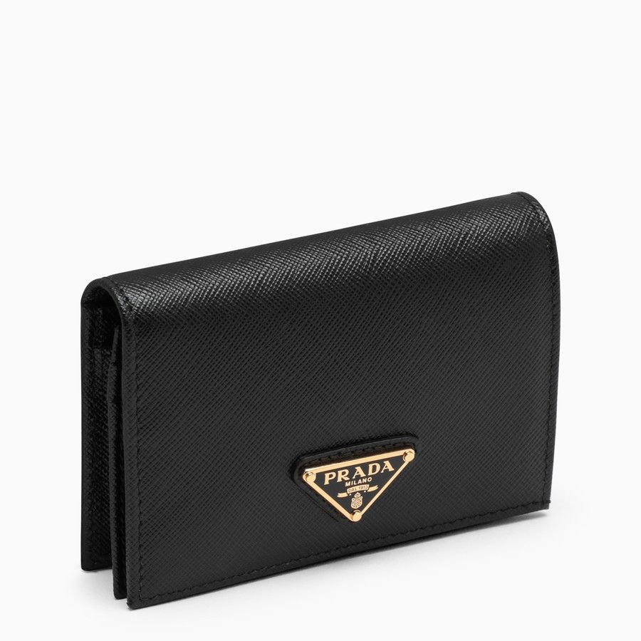 image of Prada O1D2Blof01223 Card Holder In Black, Women's