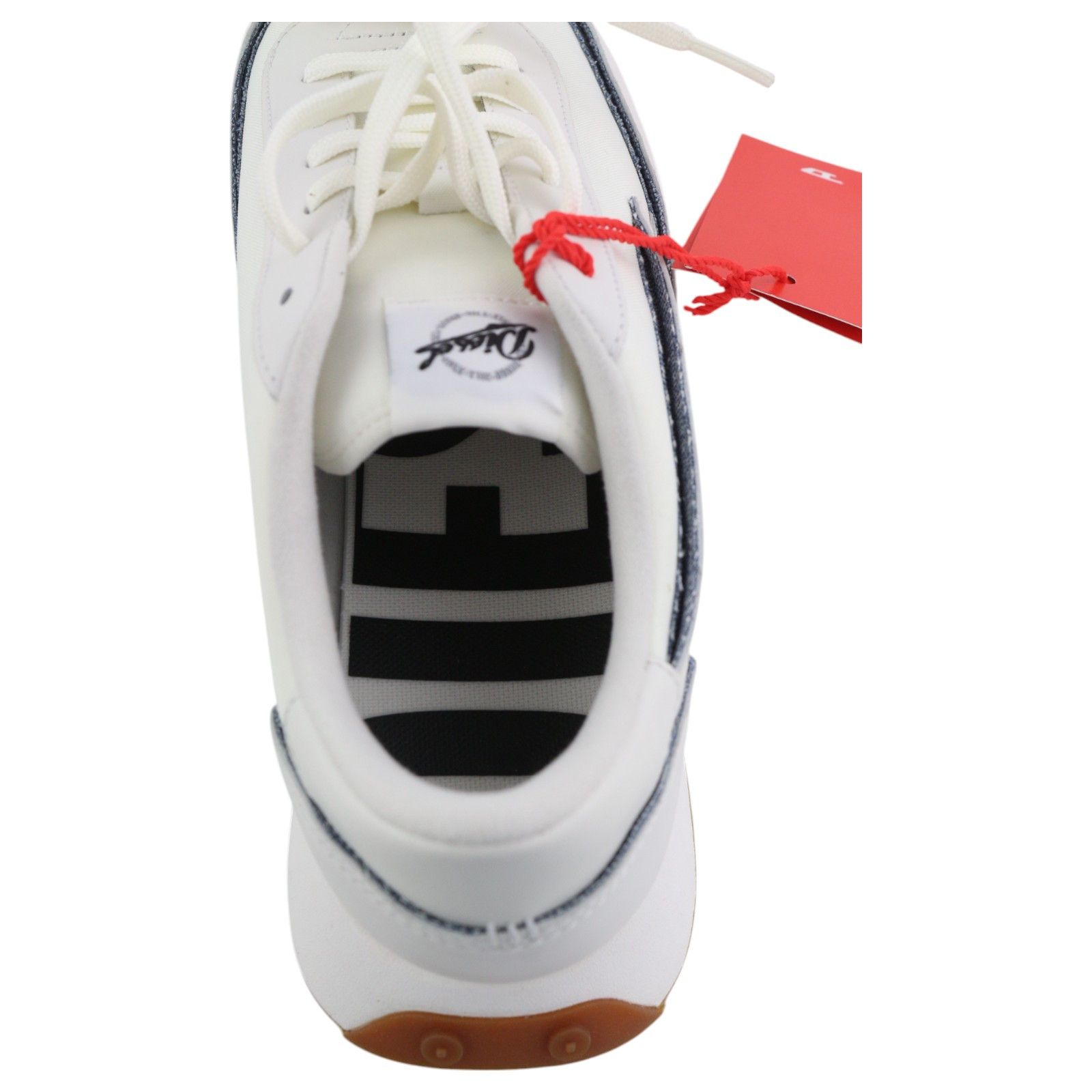 Diesel S-RACER LC EU44 White Suede Leather 40591 Size US 11 / EU 44 - 10 Thumbnail