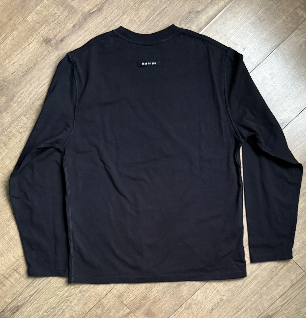 Fear of God FEAR OF GOD LONG SLEEVE FG Black Tee Sixth Collection Size US S / EU 44-46 / 1 - 2 Thumbnail