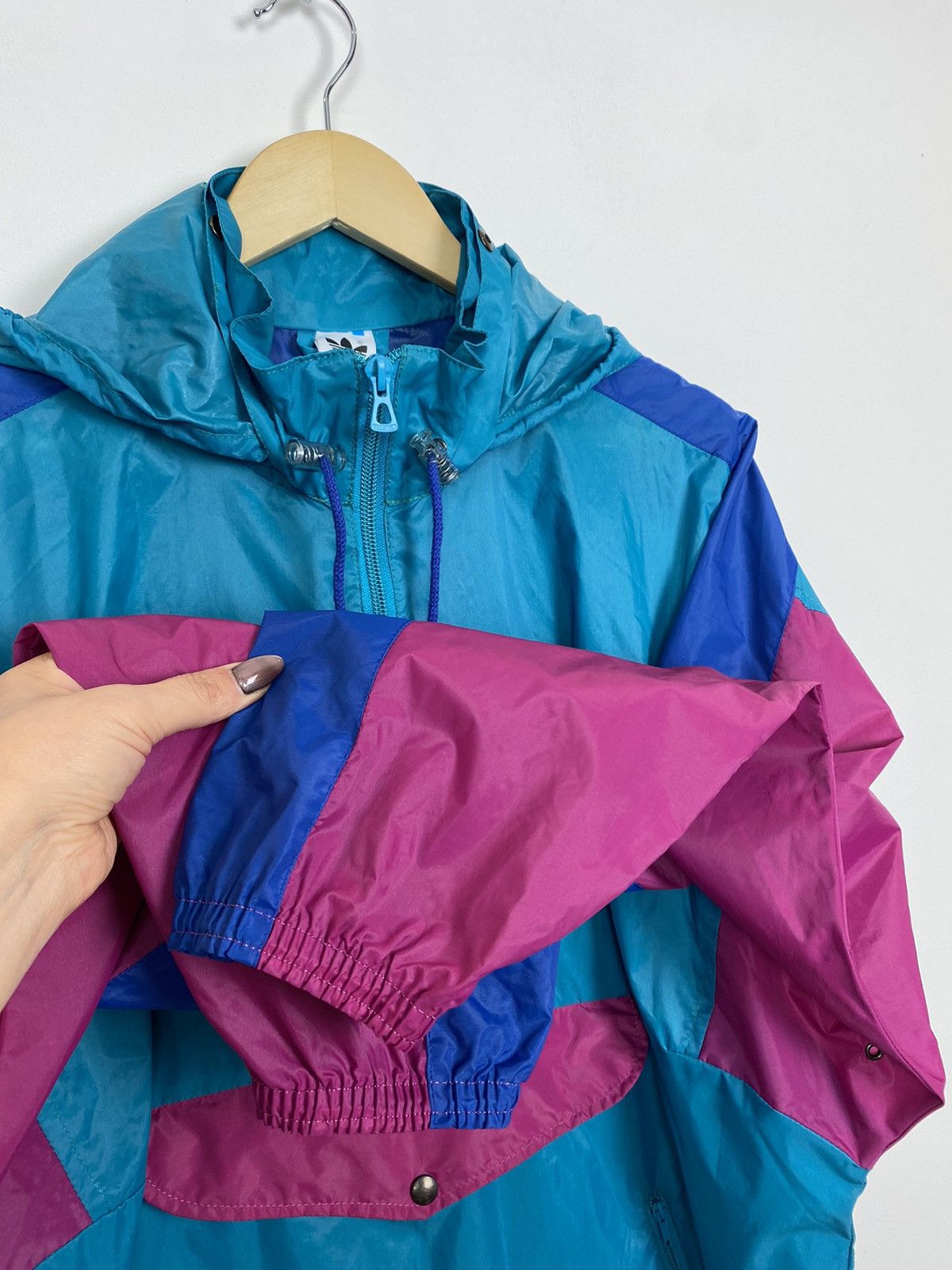 Vintage Vintage Adidas Retro Anorak Jacket 90’s Pocket Logo Old Size US XS / EU 42 / 0 - 9 Thumbnail