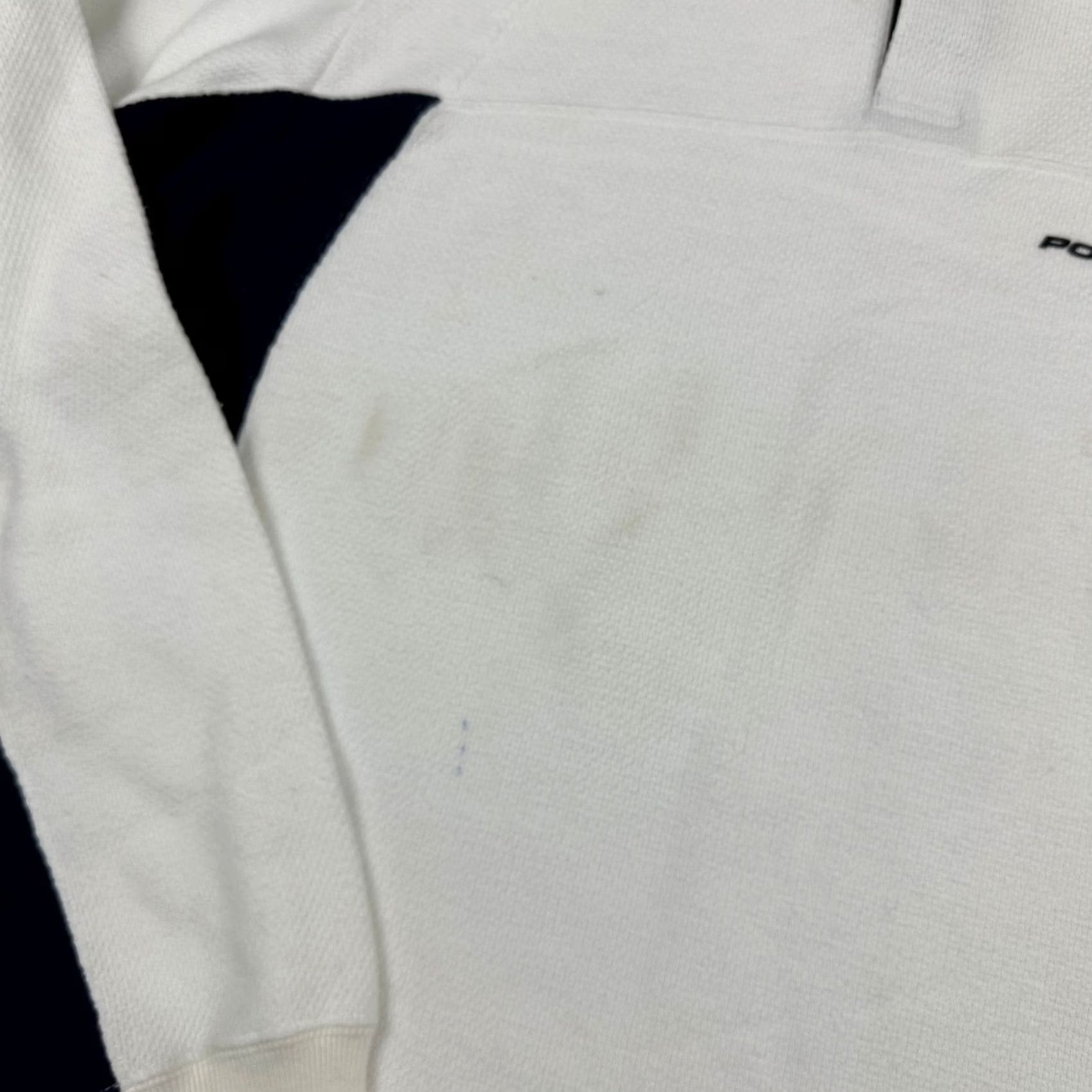 Vintage VINTAGE Polo Sport Shirt Men XL White Blue Rugby Polo Pique Y2K 2000s Size US XL / EU 56 / 4 - 4 Thumbnail