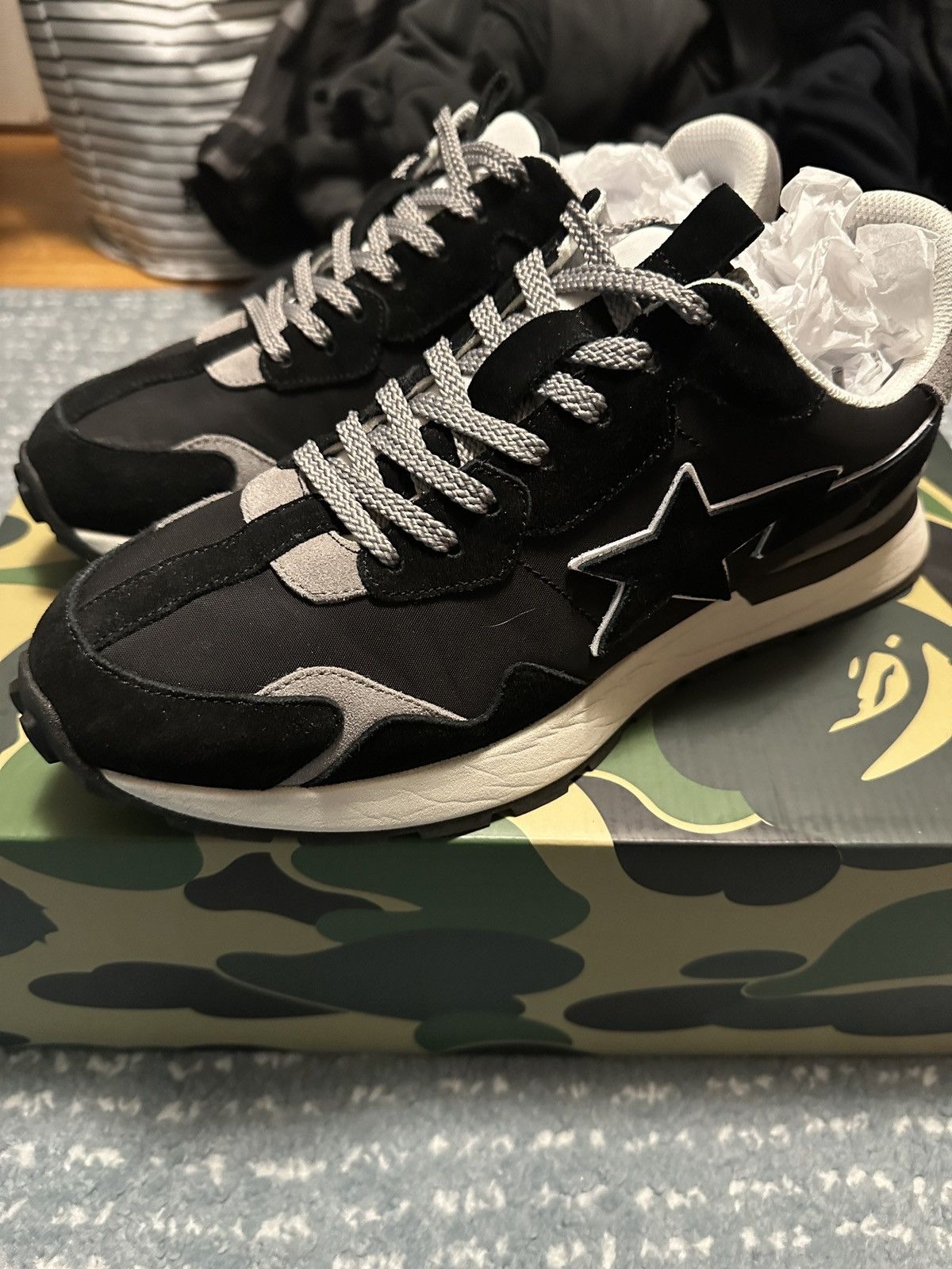 Bape Bape Roadsta Express #3 M1 ‘Black’ Size US 11 / EU 44 - 1 Thumbnail