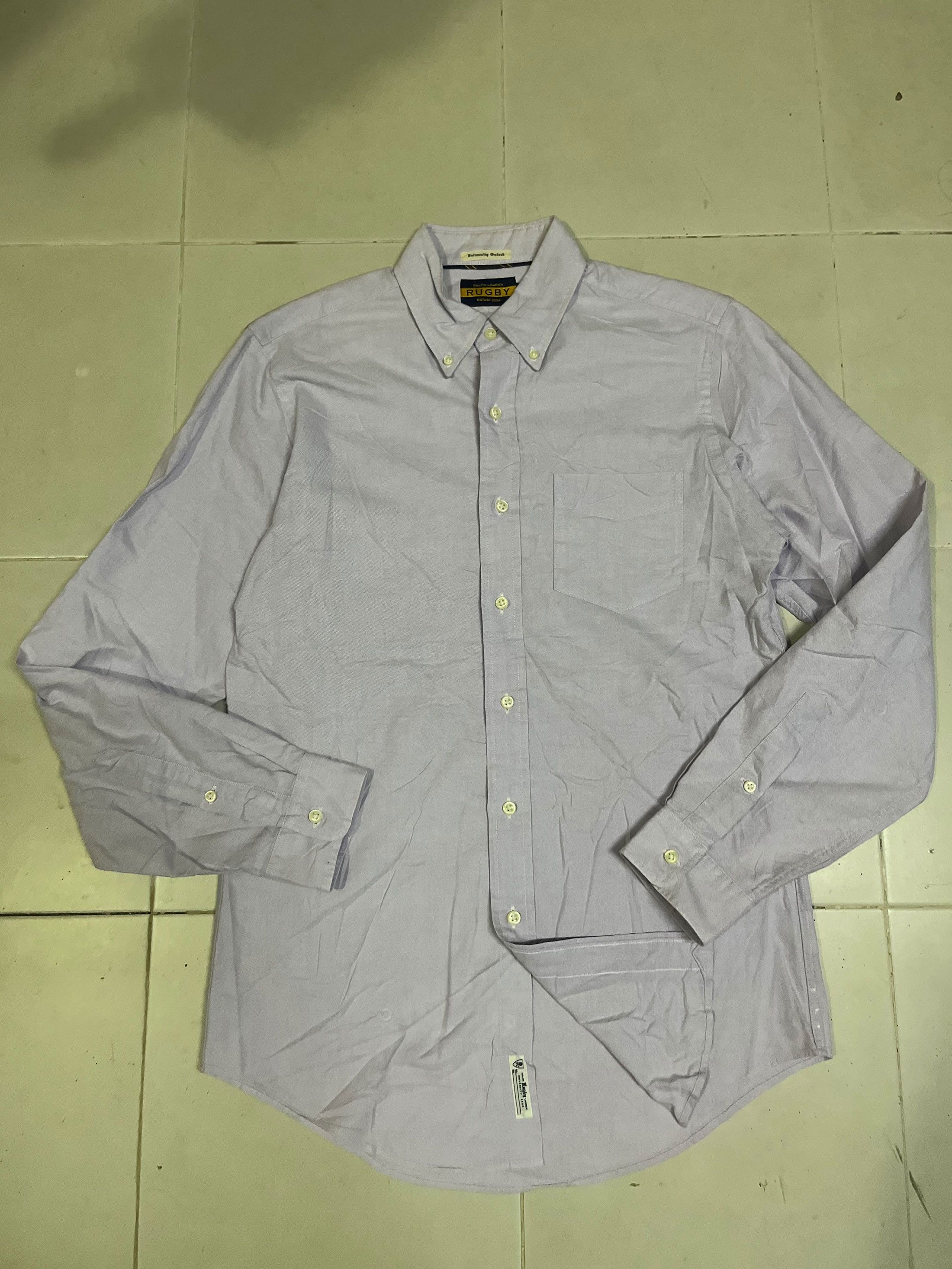 Polo Ralph Lauren Polo Ralph Lauren Rugby Oxford Dress Long Sleeve Size US S / EU 44-46 / 1 - 1 Thumbnail