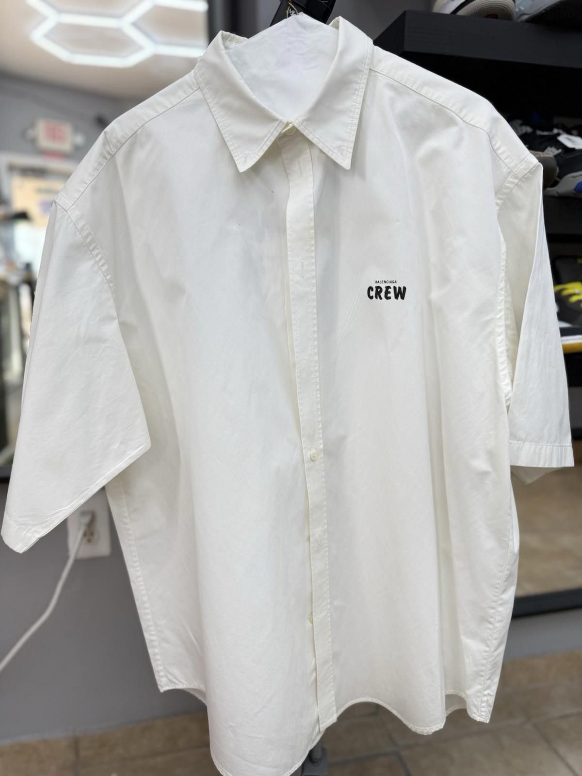 Balenciaga Size 39 - Balenciaga White Button Down Men’s 100% Authentic Size US XL / EU 56 / 4 - 7 Thumbnail