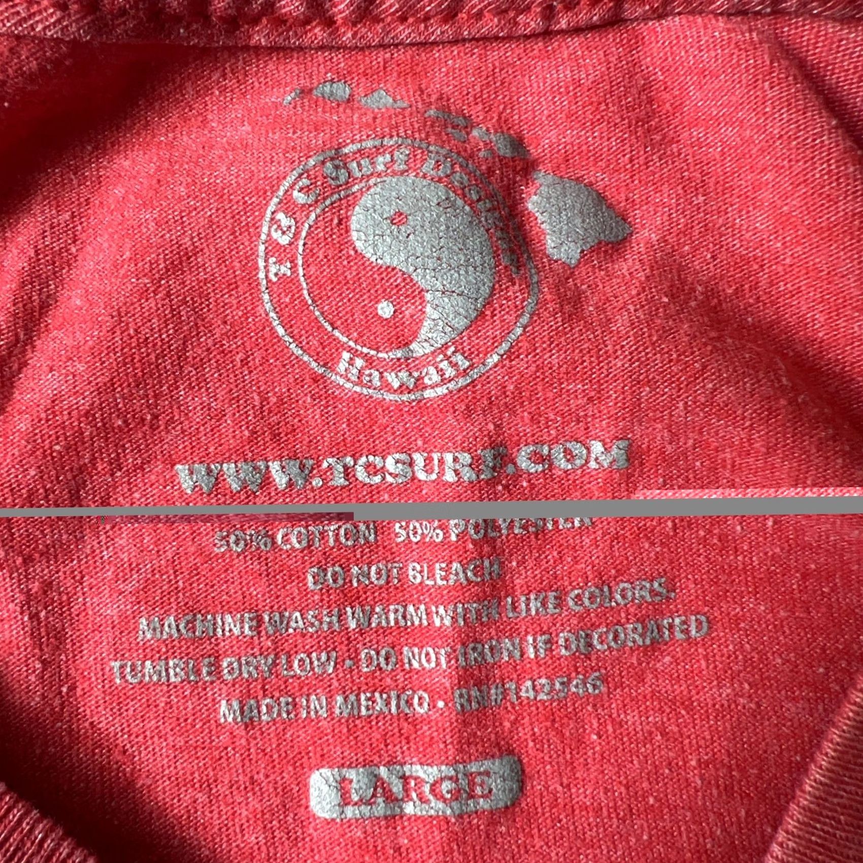 4SDESIGNS VINTAGE T&C Surf Designs Shirt Men Large Pink HI Surf Advisory Hawaii Surfer Graphic Print 90s 2000s Size US L / EU 52-54 / 3 - 4 Thumbnail
