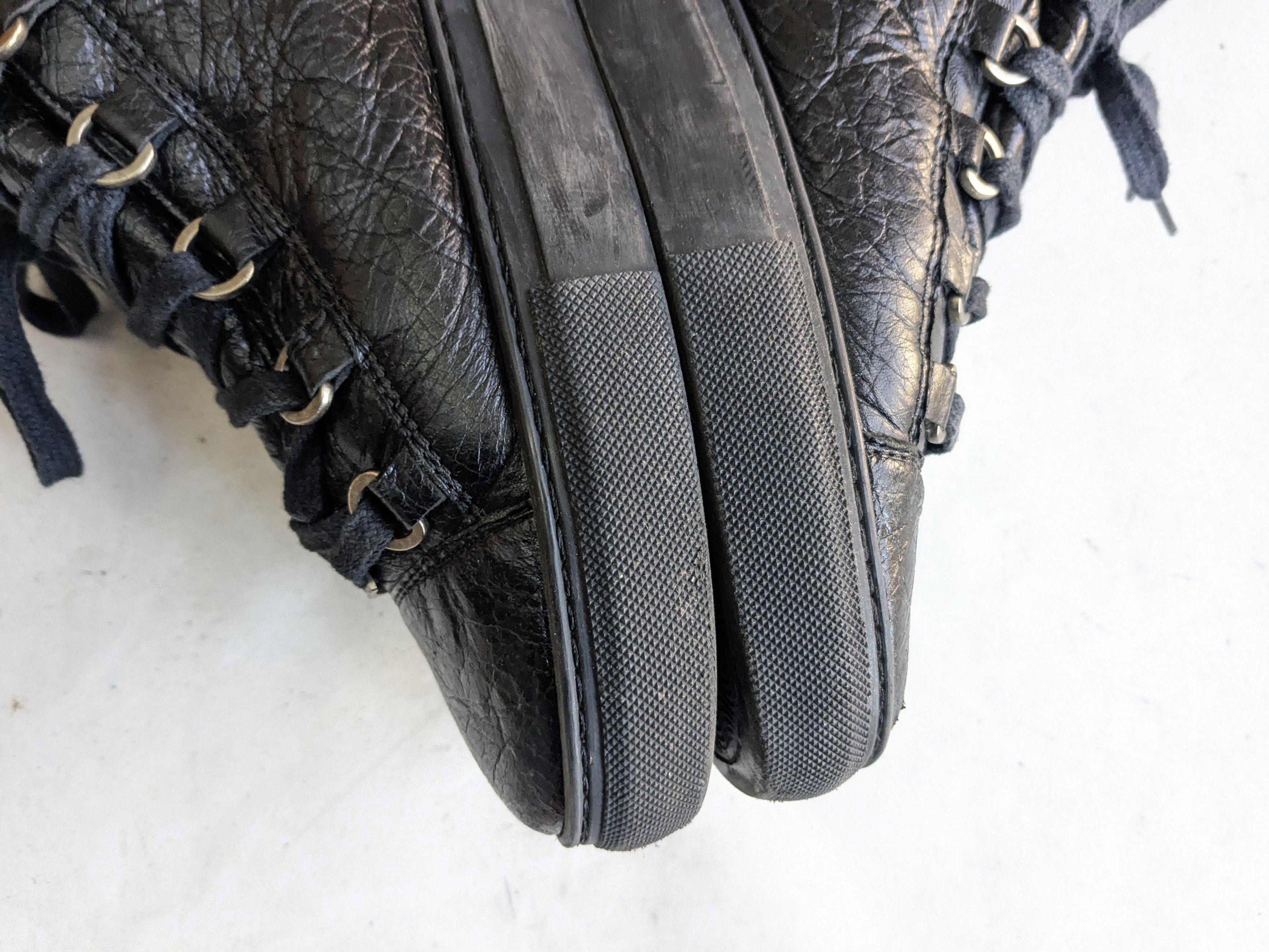 Balenciaga Balenciaga Arena Sneakers Black 10 Leather High Tops Size US 10 / EU 43 - 12 Thumbnail
