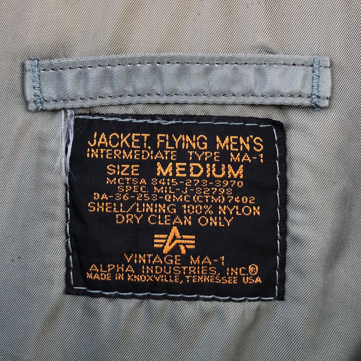 Alpha Industries Vintage Alpha Industries Intermediate Ma-1 Bomber Jacket Size US M / EU 48-50 / 2 - 21 Thumbnail