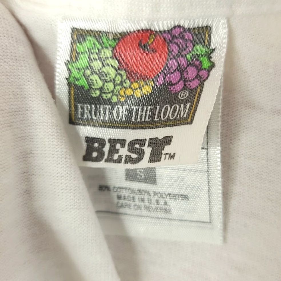 Fruit Of The Loom VINTAGE Fruit of the Loom Christian T Shirt Mens Small White 90s Jesus Loves Me Made In USA Size US S / EU 44-46 / 1 - 7 Thumbnail