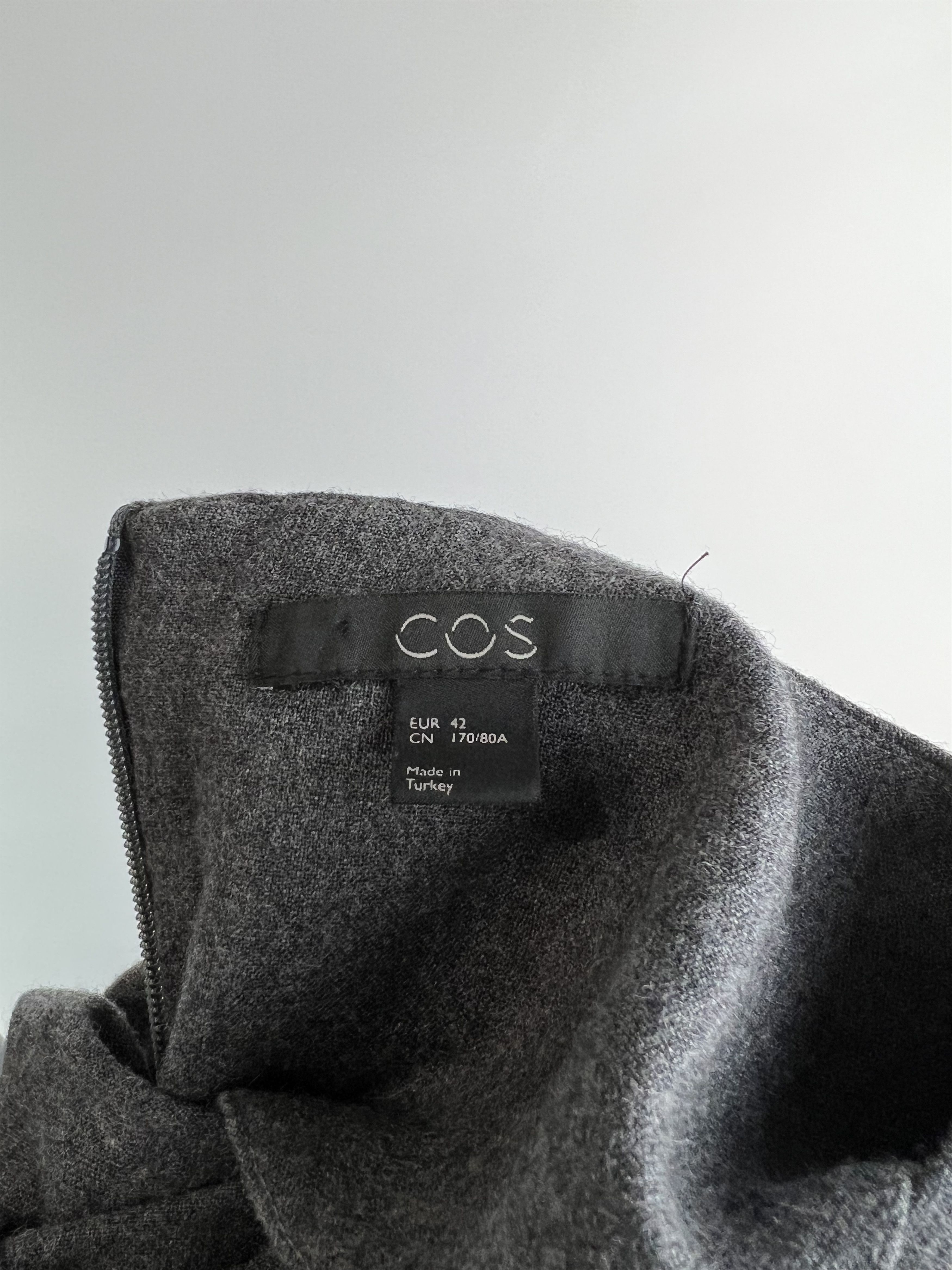 Cos COS Wool Jumpsuit Gray Size EU42 Size 34" / US 12 / IT 48 - 7 Thumbnail