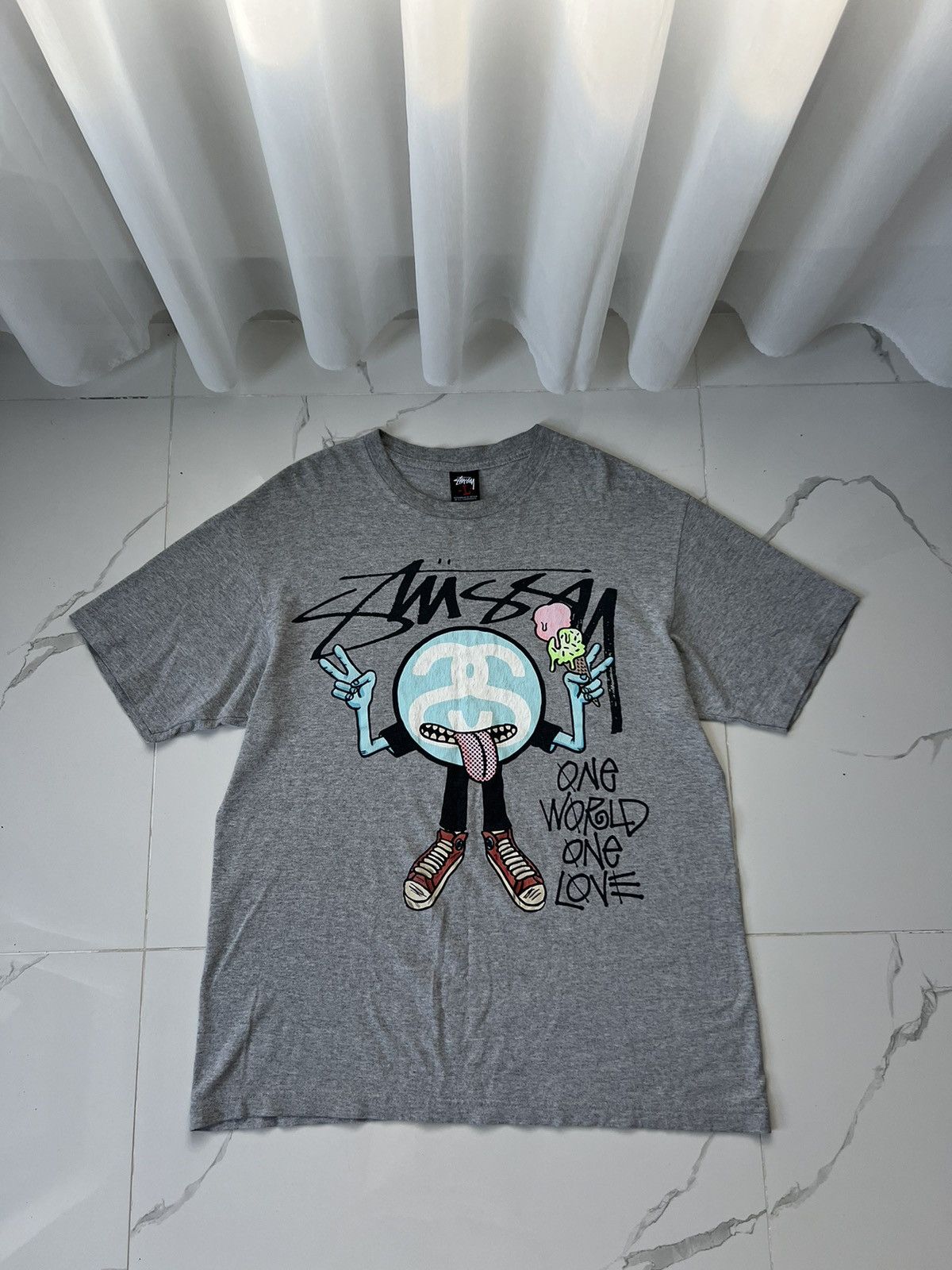 One World One Love Stussy | Grailed