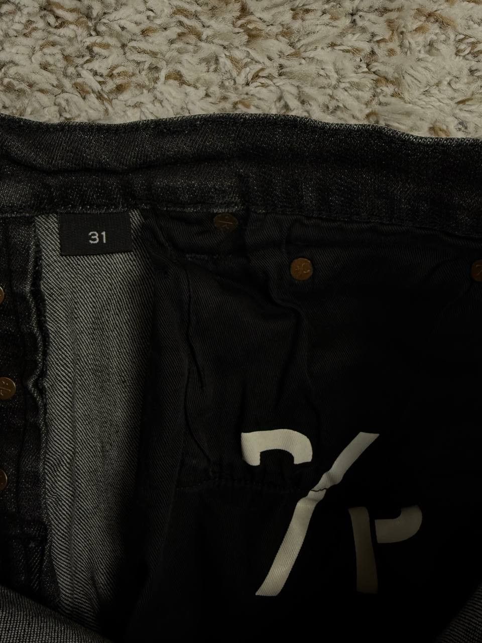 Purple Brand PURPLE BRAND Over Spray Skinny Jeans 'Black' Size US 31 - 10 Thumbnail