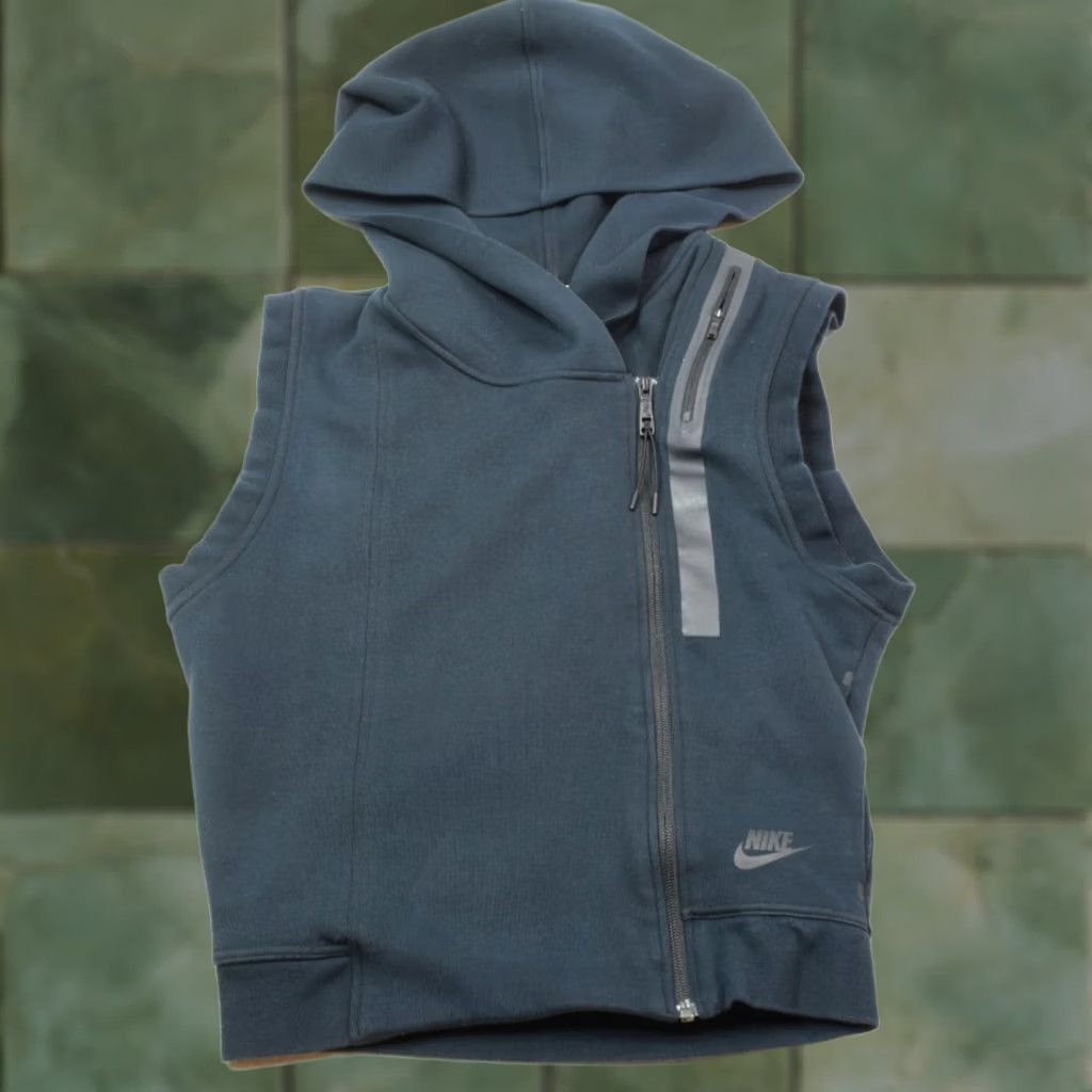 Nike Nike Tech Fleece Hoodie Vest Womens Small Black Full-Zip Sleeveless Size S / US 4 / IT 40 - 1 Thumbnail