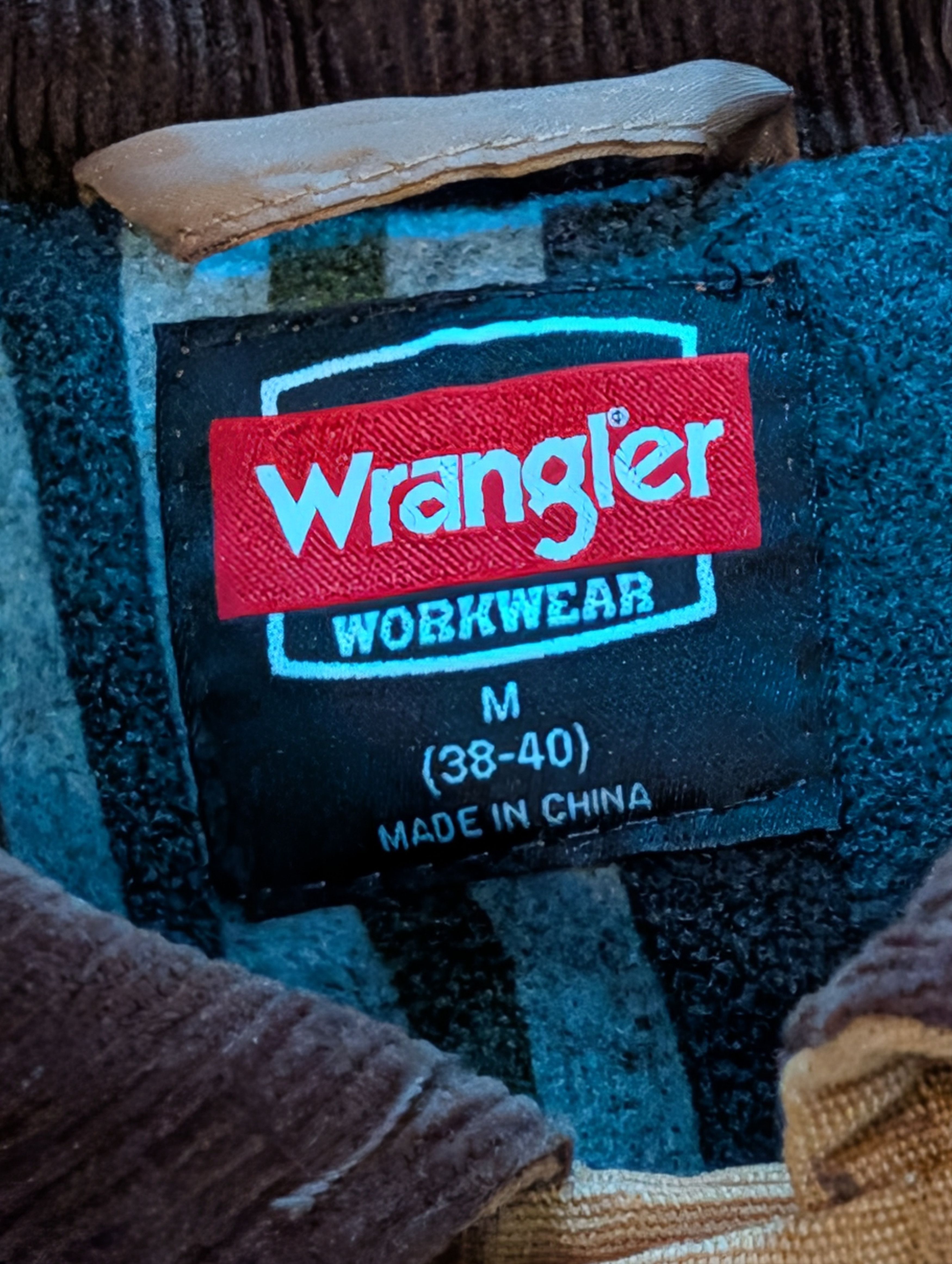 Wrangler Wrangler Workwear Canvas Shirt Jacket Quilt Corduroy Collar Size US M / EU 48-50 / 2 - 2 Thumbnail