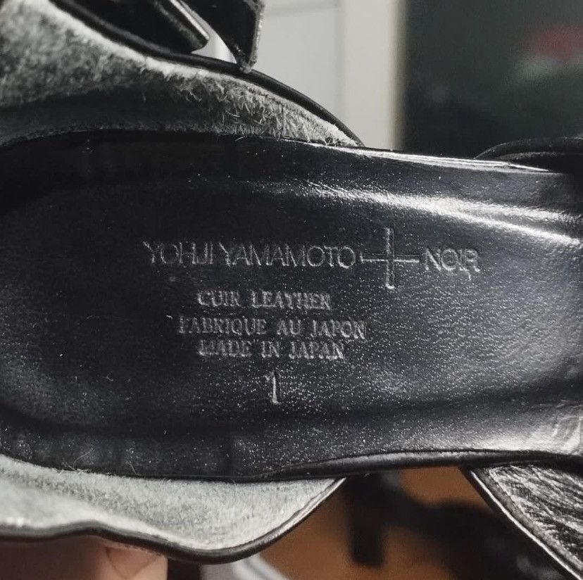 Designer × Yohji Yamamoto Yohji Yamamoto Leather Heels Size US 7 / IT 37 - 3 Thumbnail