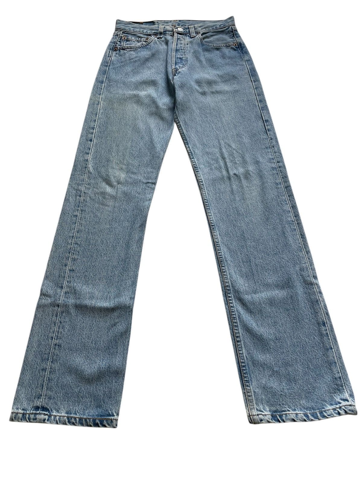 Levi's × Vintage Vintage 90s Levis 501 Blue Washed Jeans 28x32 Size US 28 / EU 44 - 3 Thumbnail