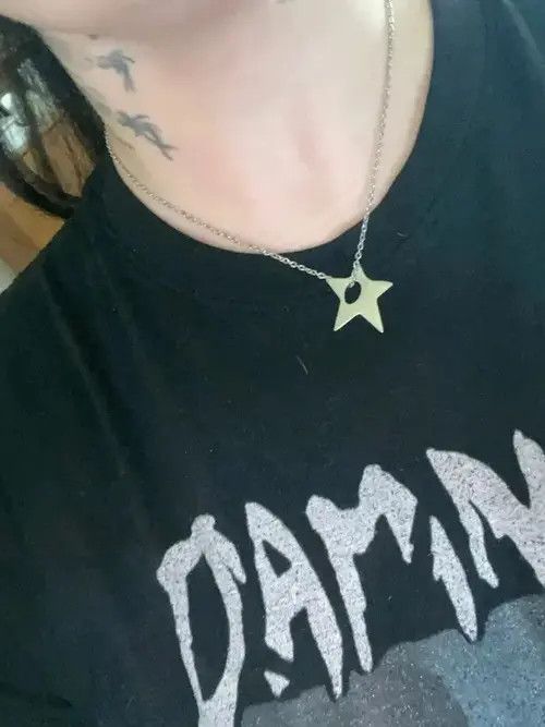 Jewelry Chain Star Necklace Y2K Pop Punk Grunge Size ONE SIZE - 2 Thumbnail