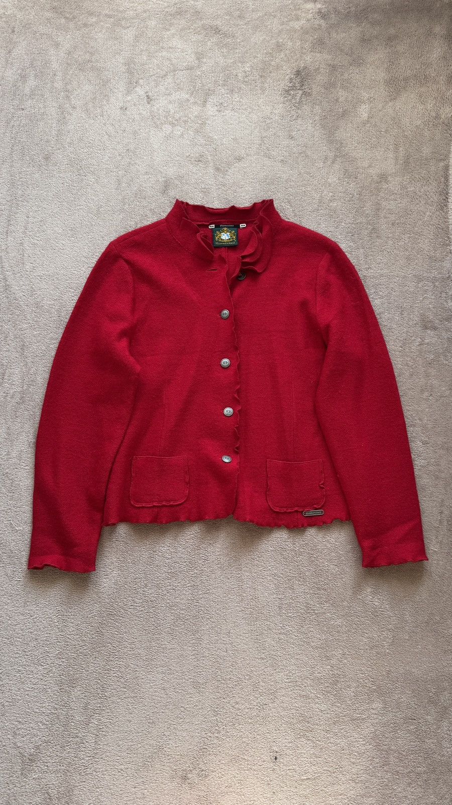 Vintage 90s’ Hammerschmid Wool Cardigan chanel gucci valentino ysl Size M / US 6-8 / IT 42-44 - 1 Thumbnail