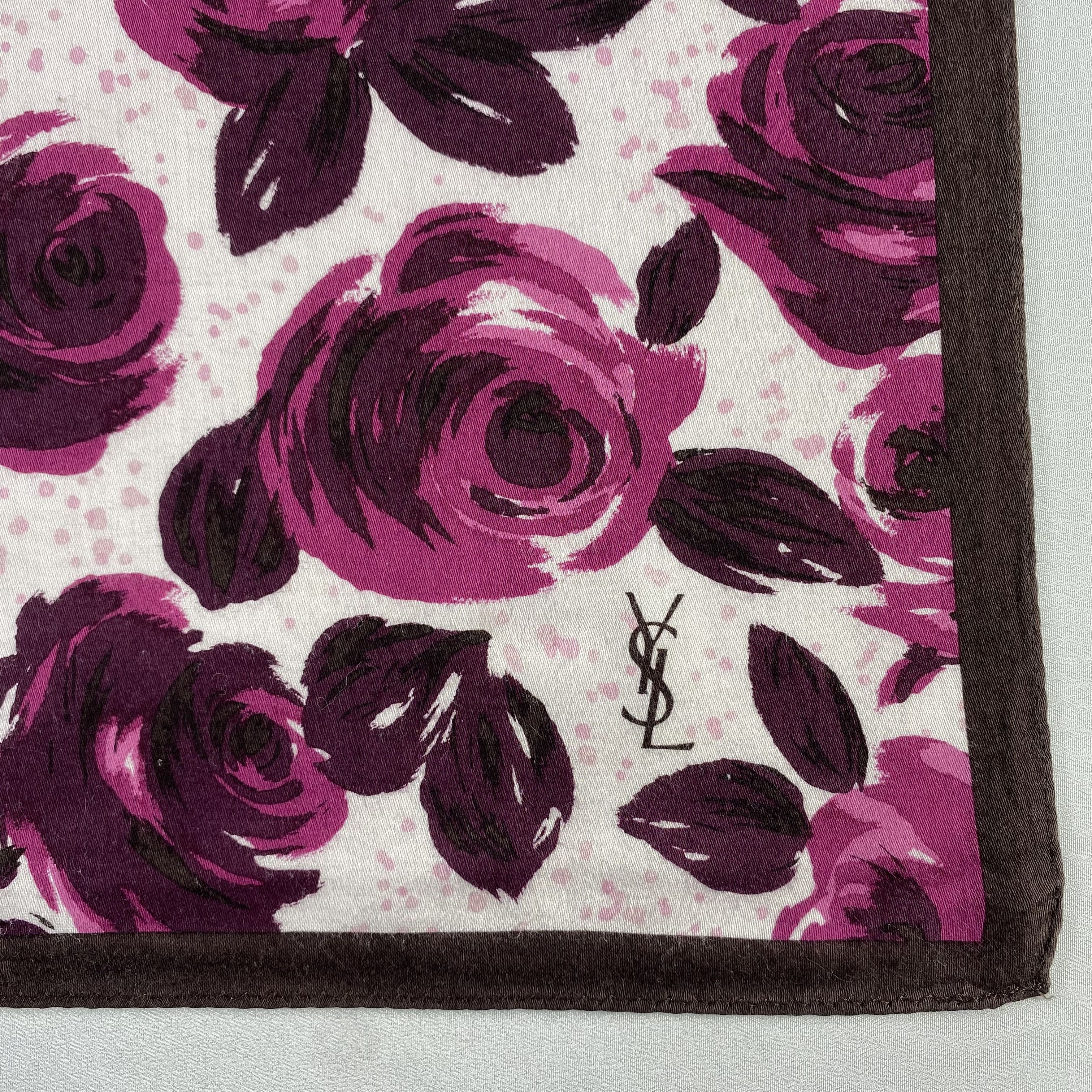 Vintage × Yves Saint Laurent Yves Saint Laurent Neckerchief / Handkerchief-P807 Size ONE SIZE - 3 Thumbnail
