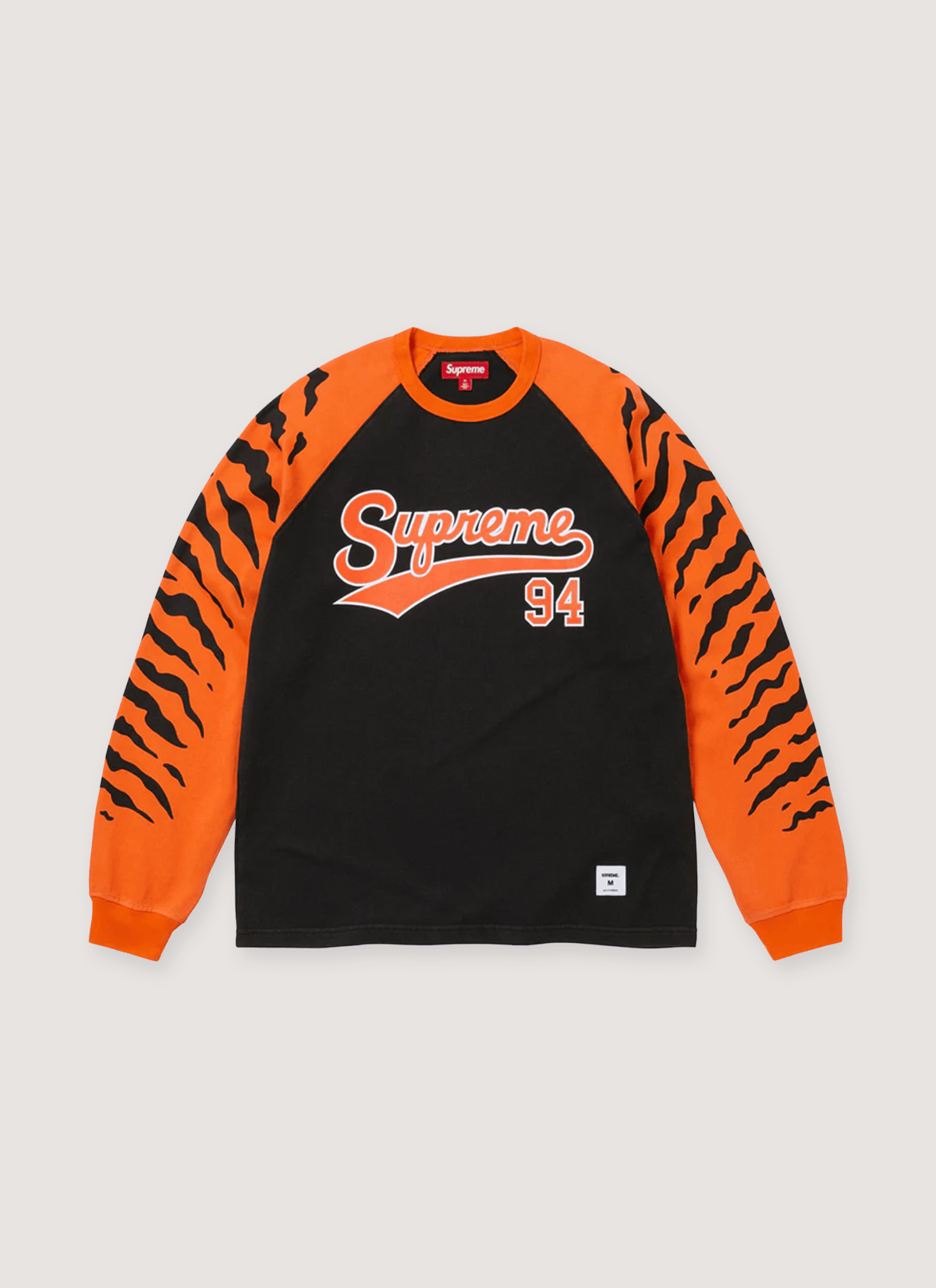 Supreme Tiger Raglan Longsleeve Size US M / EU 48-50 / 2 - 1 Thumbnail