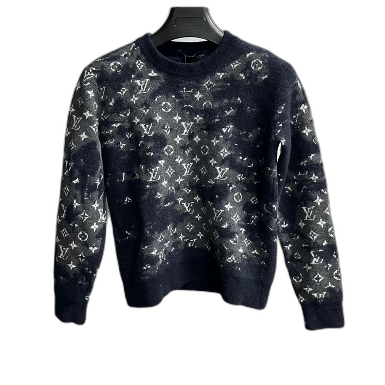 Louis Vuitton Louis Vuitton Black Wool Knit Sweater Size US S / EU 44-46 / 1 - 1 Thumbnail
