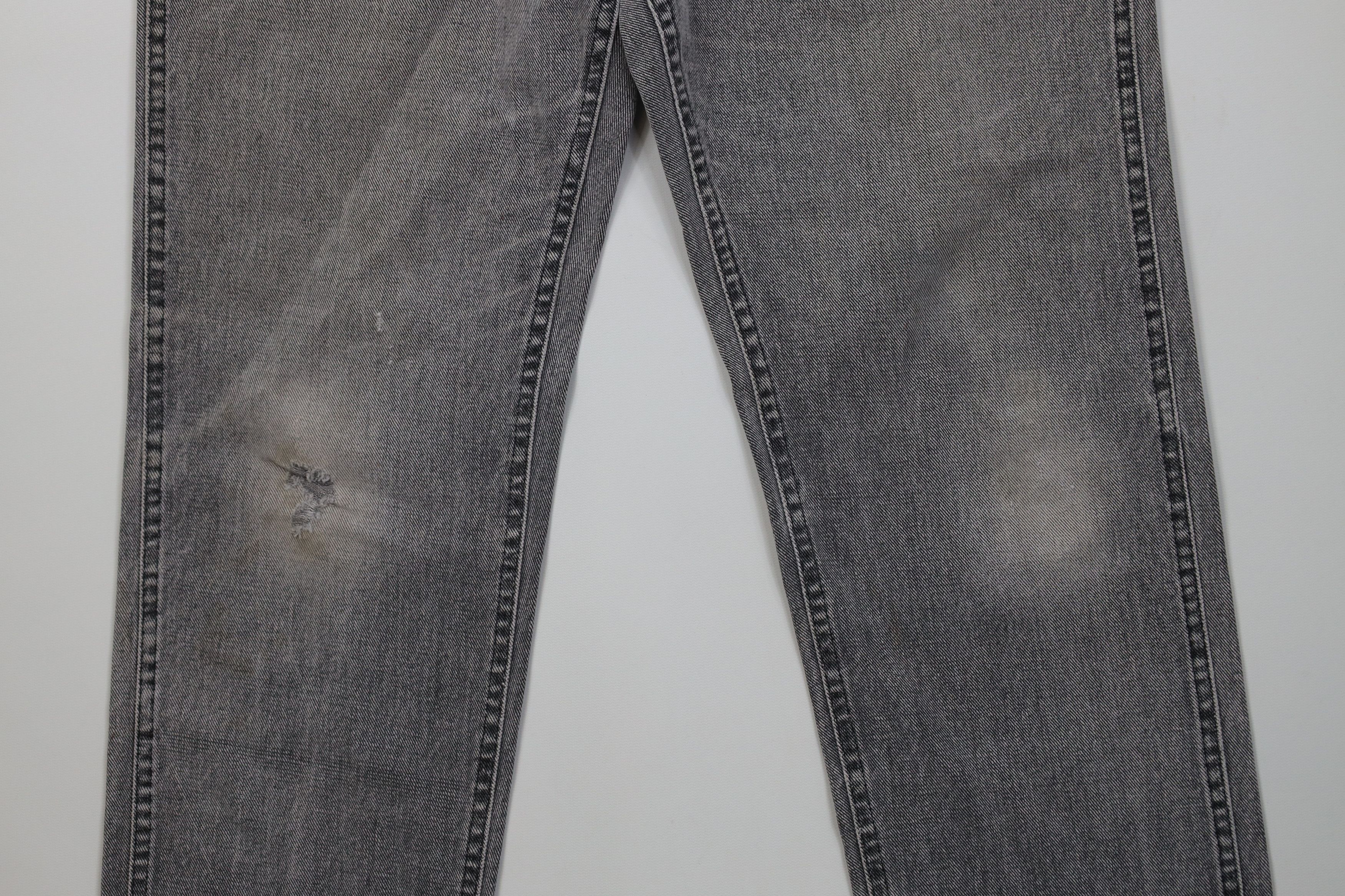 Lee Vintage 90s Lee Straight Leg Denim Jeans Gray Cotton USA Size US 34 / EU 50 - 3 Thumbnail