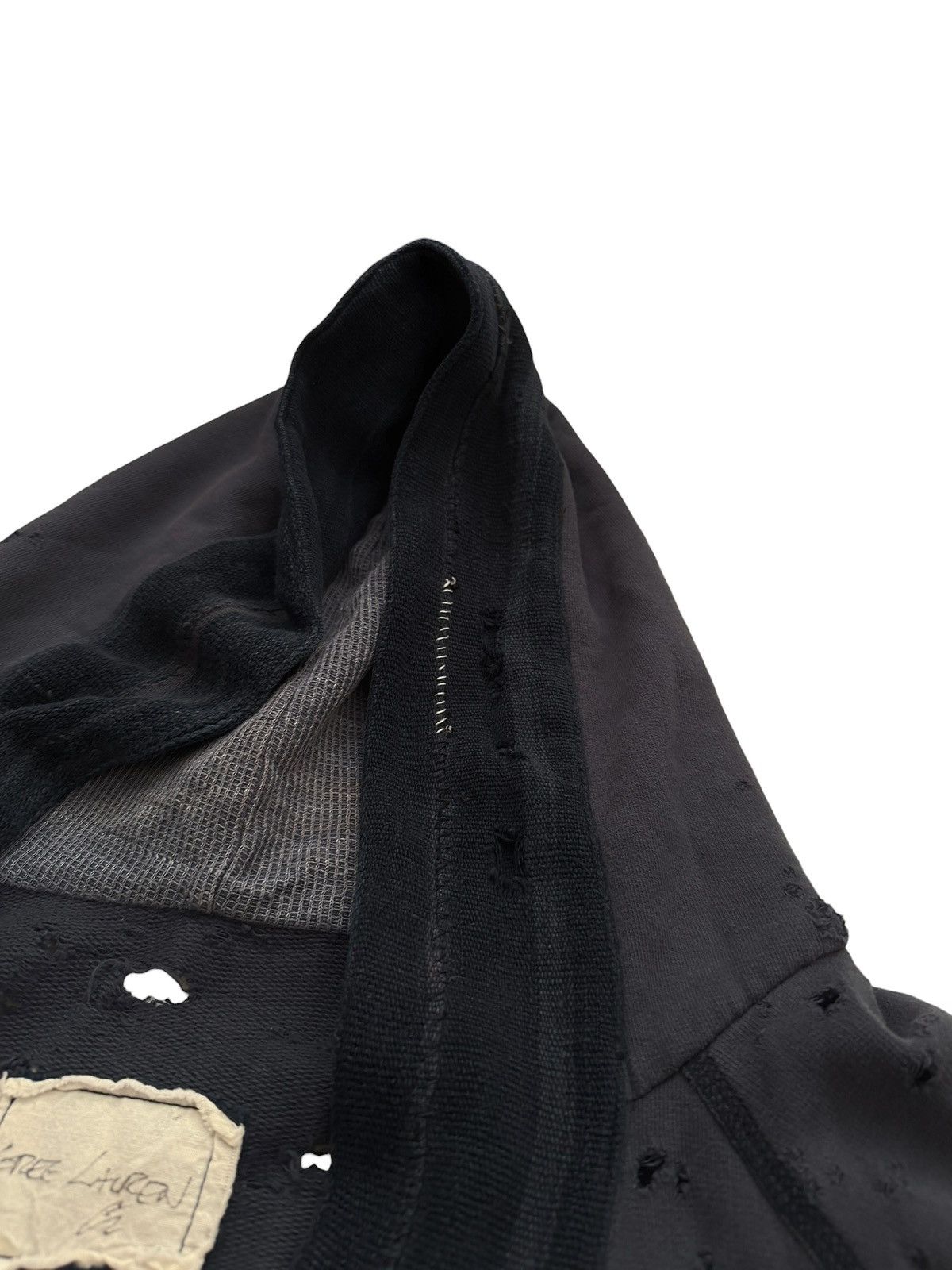 Greg Lauren 2017 Navy Fleece Indigo Stripe Kimono Hoodie Size US L / EU 52-54 / 3 - 9 Thumbnail