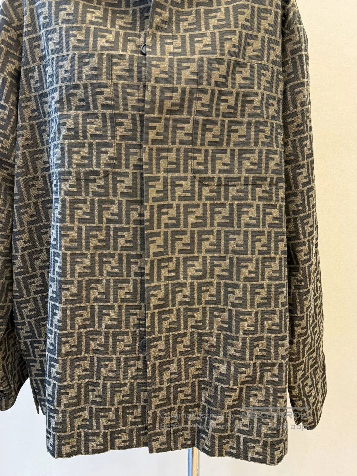 Fendi fendi double f monogram shirt jacket. Size US L / EU 52-54 / 3 - 3 Thumbnail